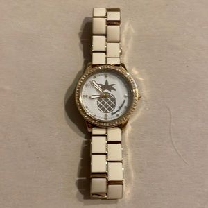 Gold and ceramic tommy bahama ladies watch